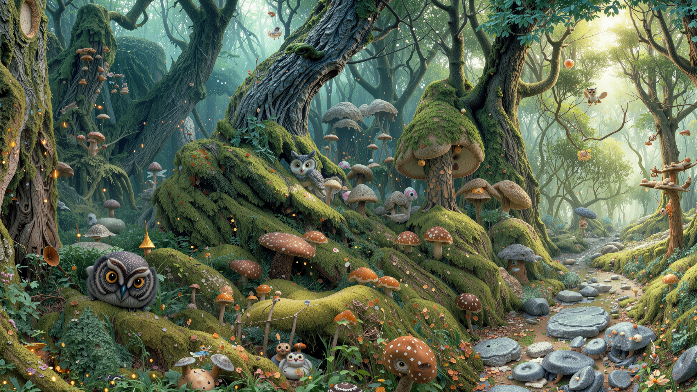 Het Fluisterwoud van de Uilenkoning