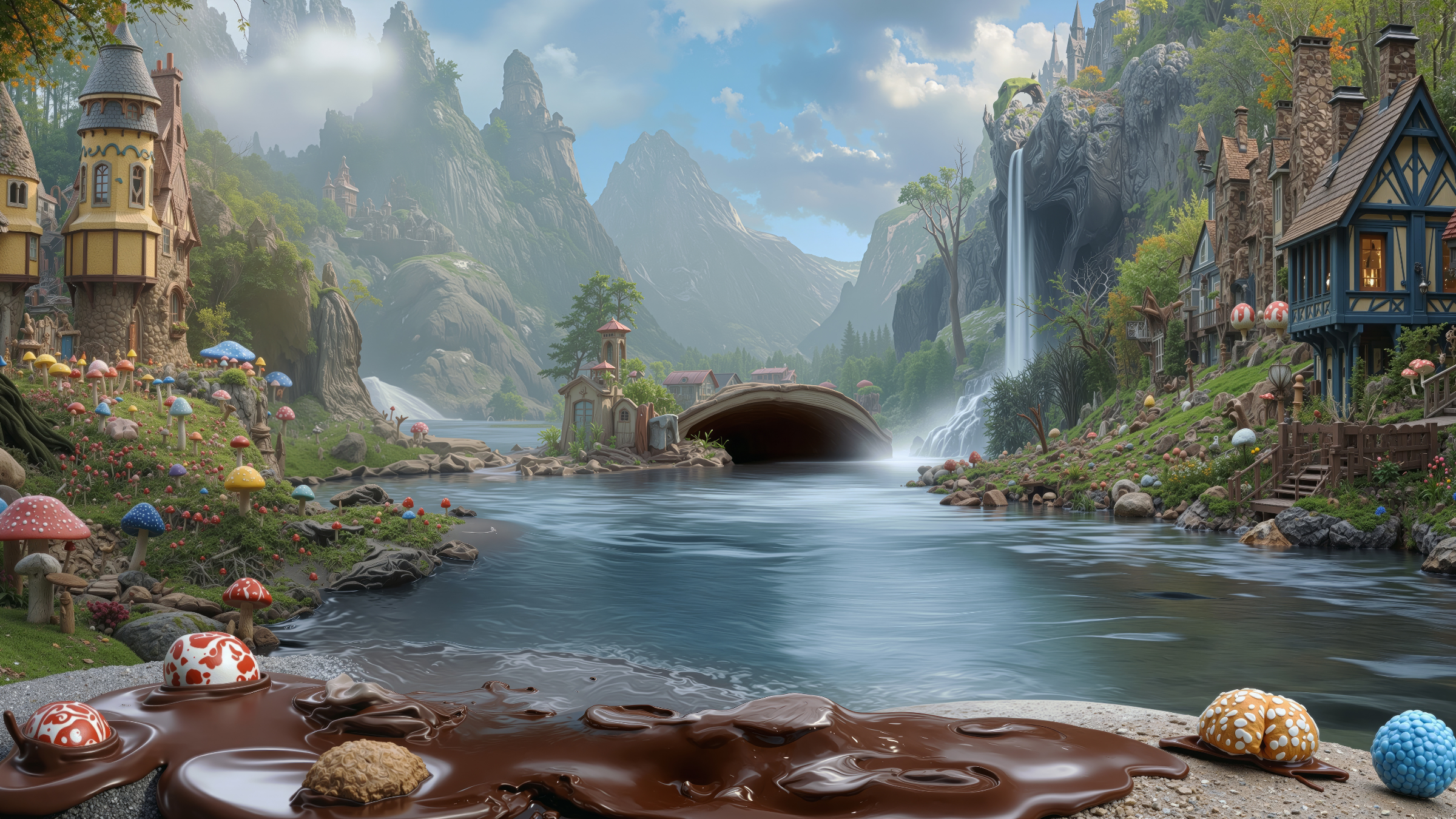 De Chocoladerivier van Smulstad