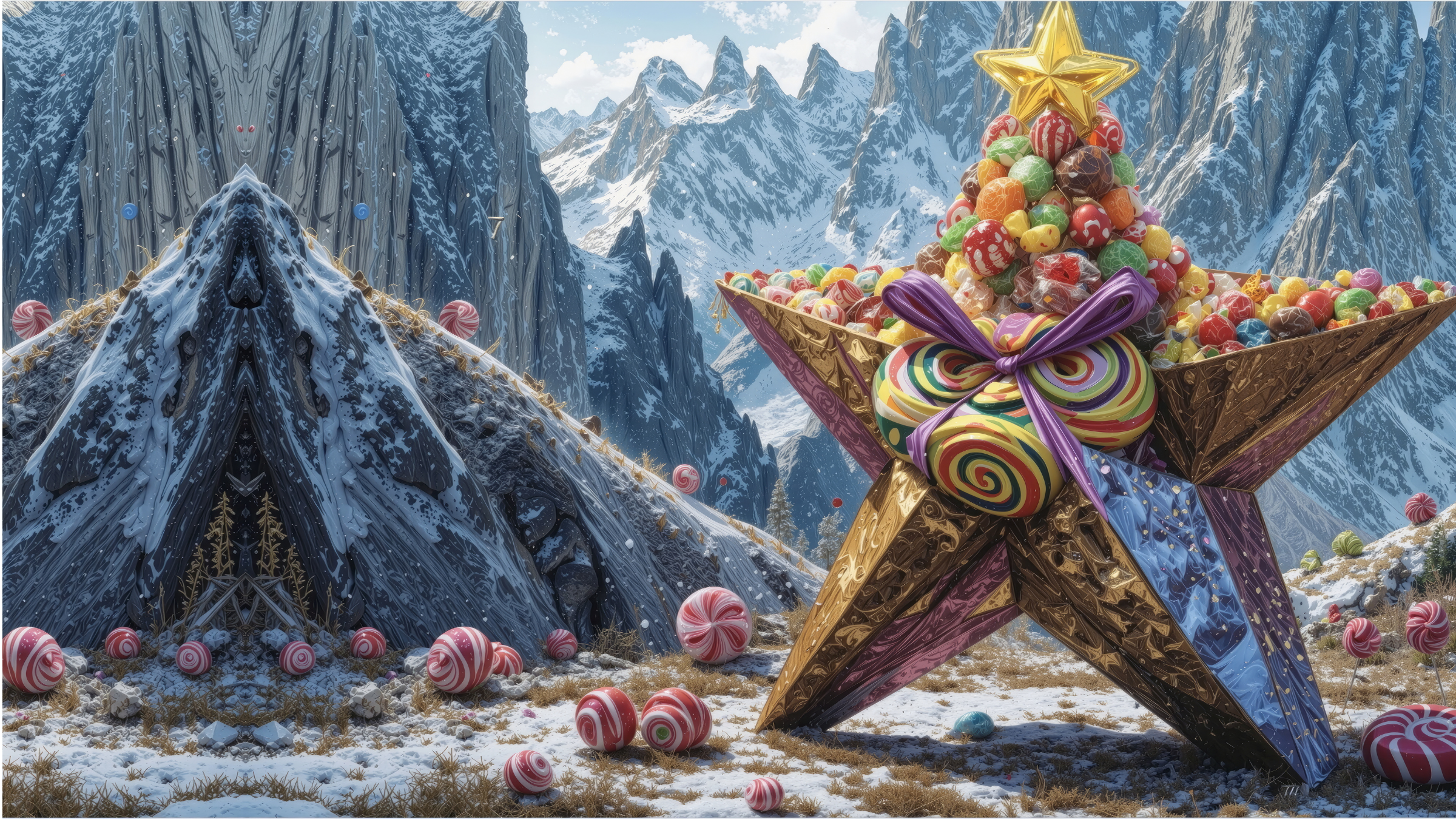 Het IJsgebergte van de Snoepster