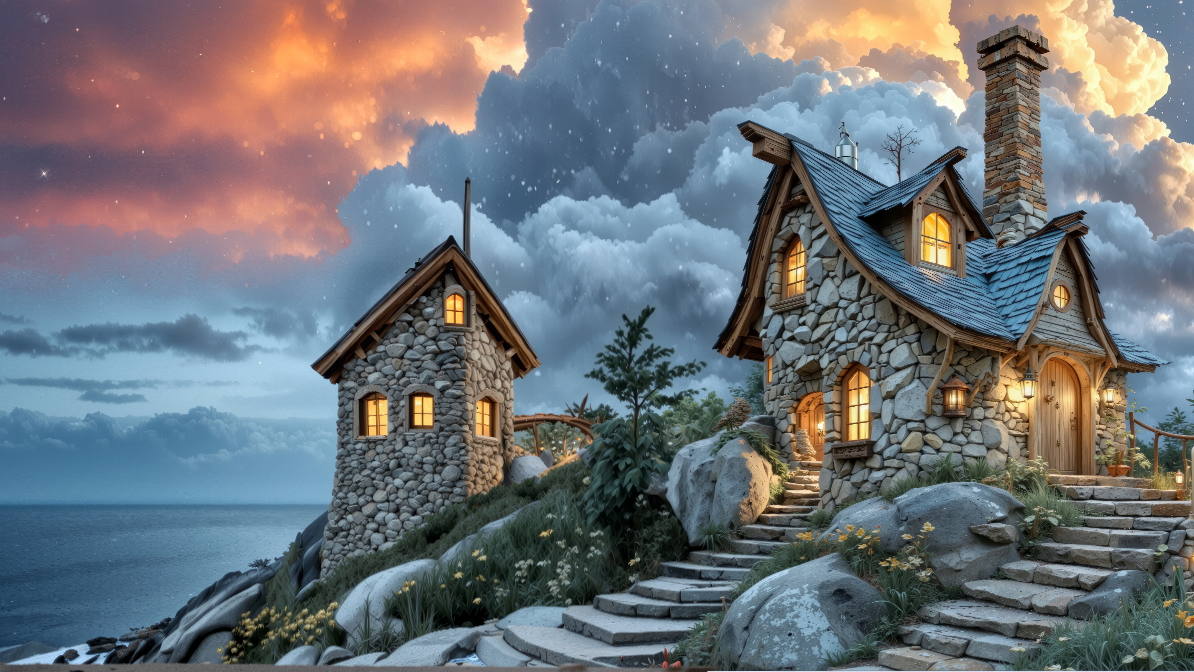 Het Stenen Huisje aan de Schemerzeekust