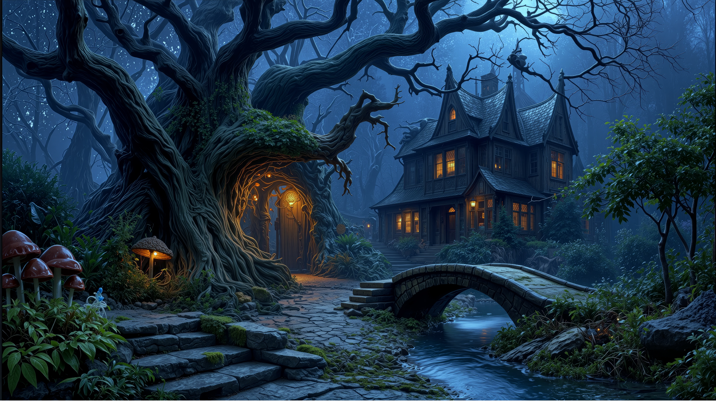 Het Huis in het Betoverde Bos