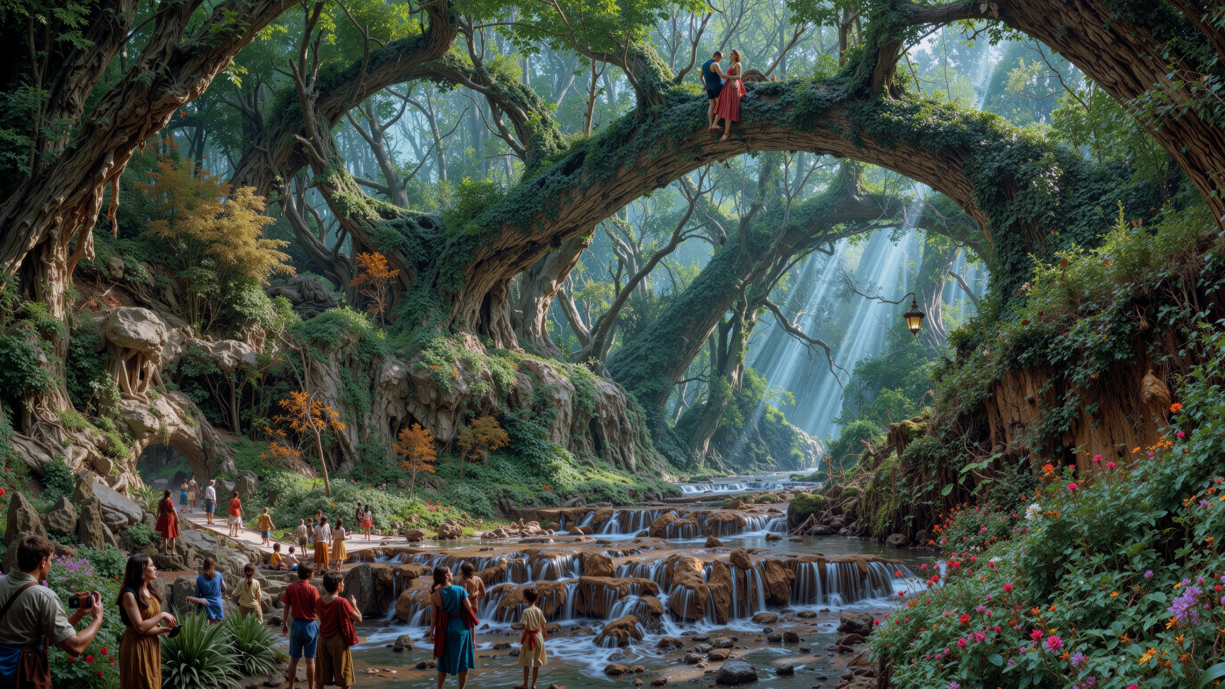 De Gouden Tempel van de Watervallen