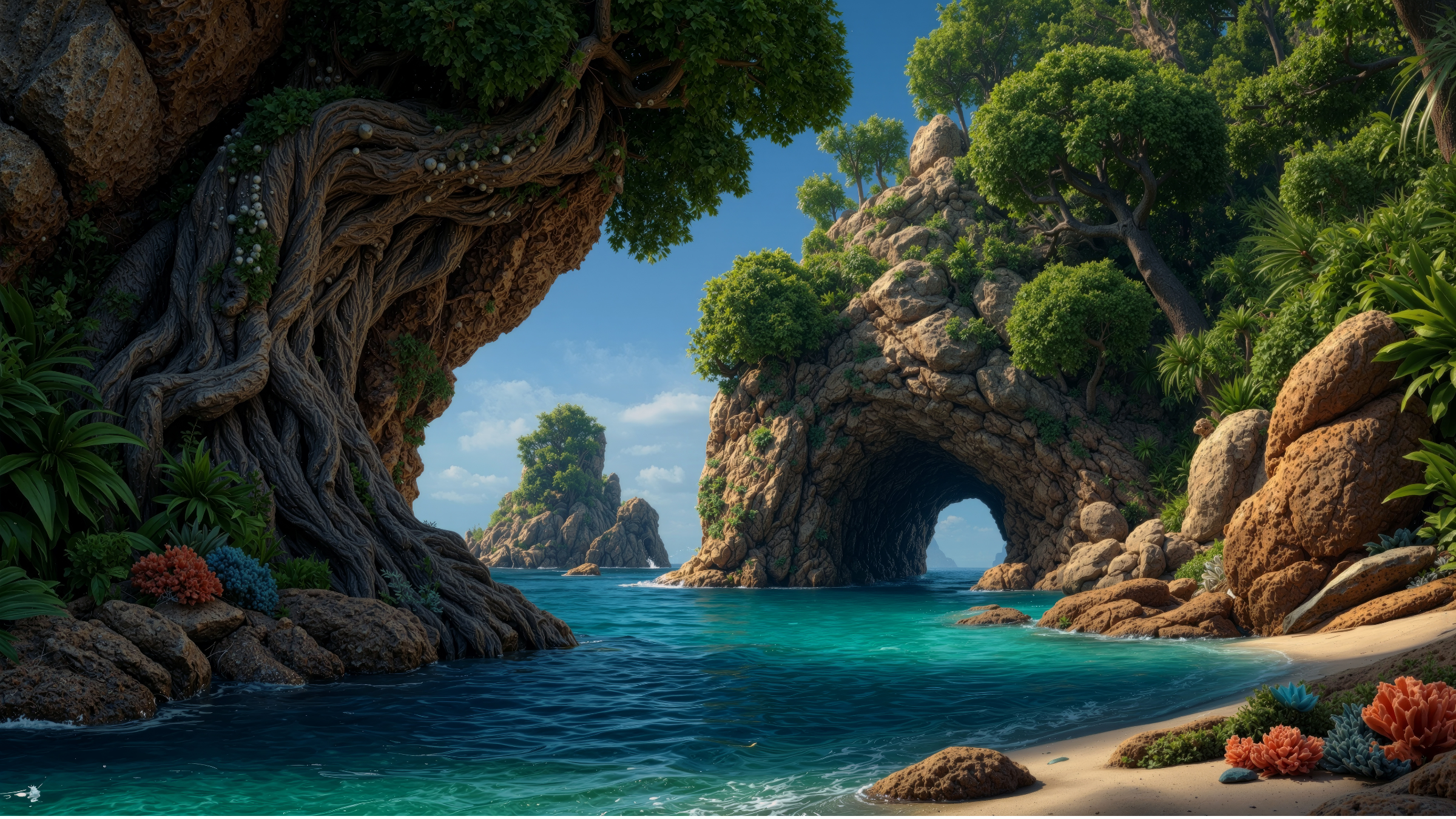 De Verborgen Baai van de Rotsboog