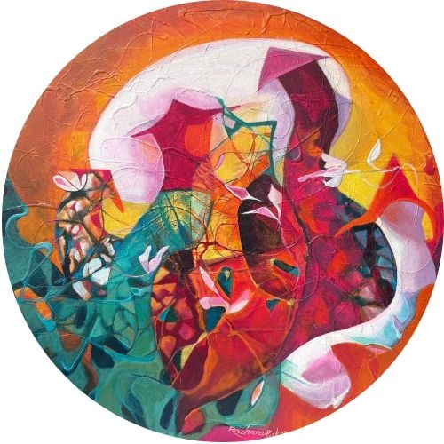 Houses in the Flight {24" Diameter}