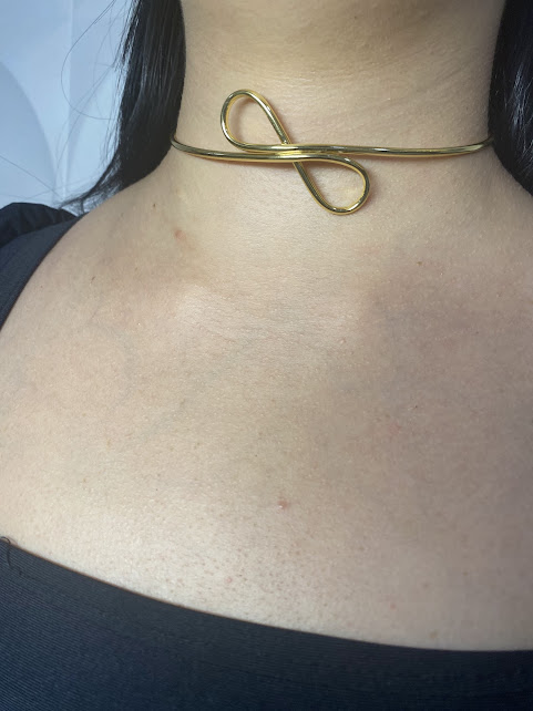 Choker Infinito Dourado