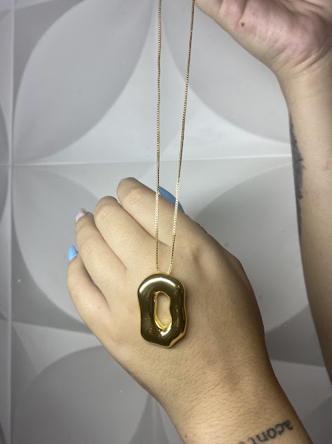 Pingente Círculo Sagrado Dourado