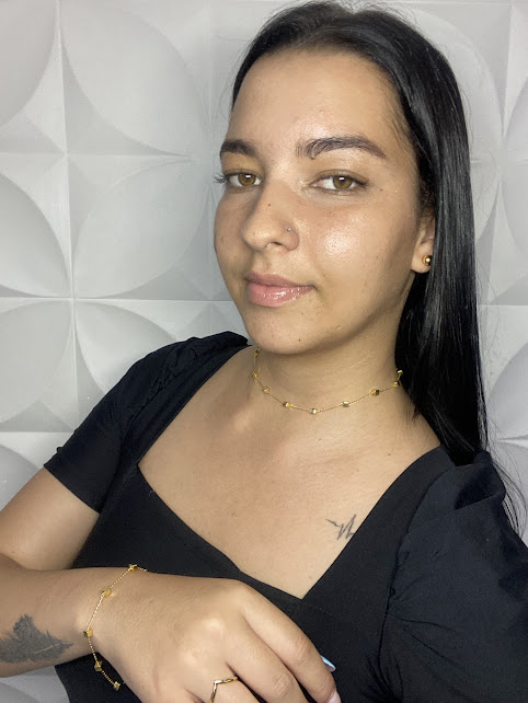 Choker Jardim Dourado