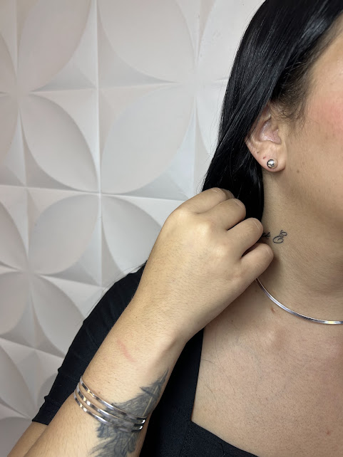 Brinco de Luz Prateado