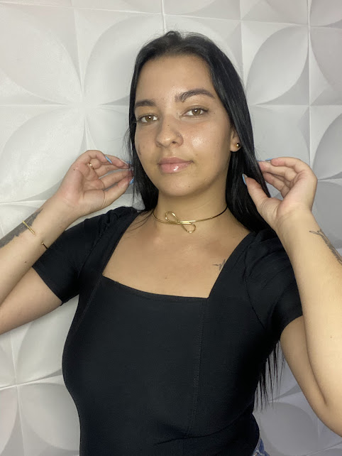 Choker Infinito Dourado
