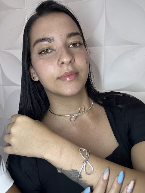 Choker Infinito Prateado