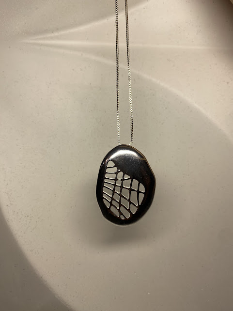 Pingente Horizonte Prateado