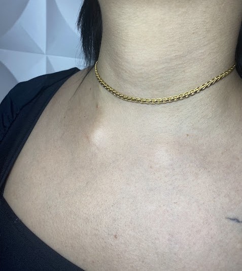 Choker Trama de Destino Dourado