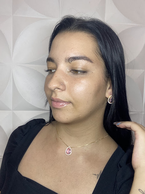 Brinco Aura de Luz Rosa