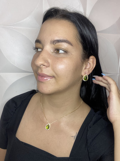 Colar Aura de Luz Verde