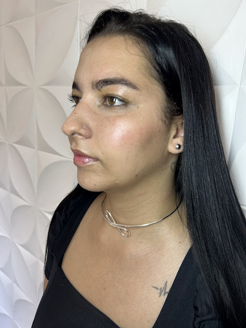 Choker Infinito Prateado