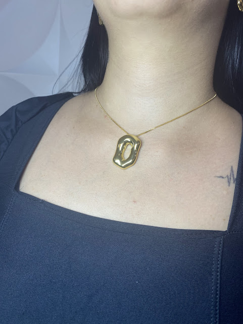  Pingente Círculo Sagrado Dourado