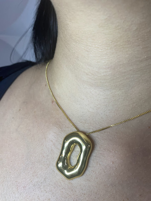  Pingente Círculo Sagrado Dourado