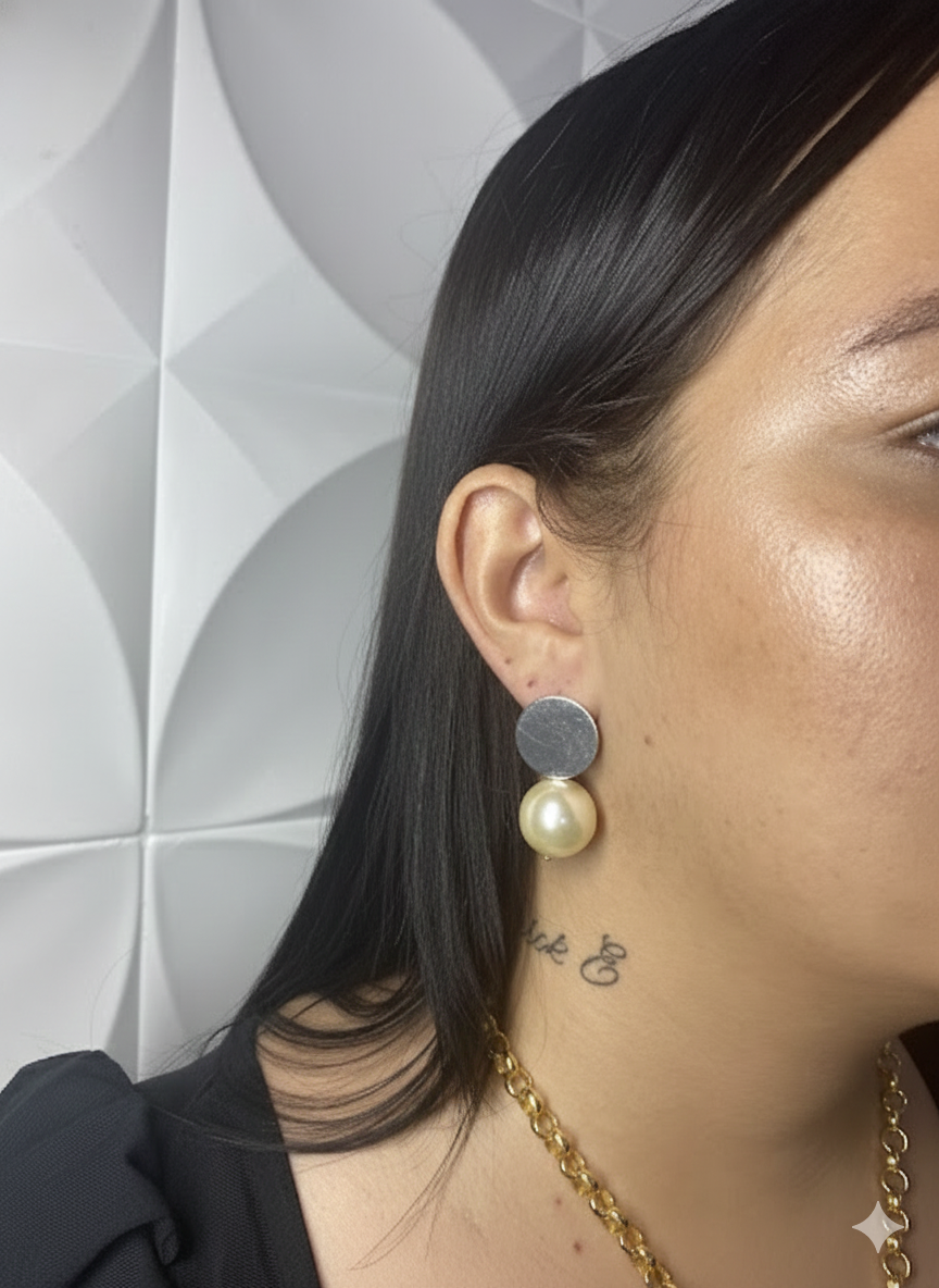 Brinco Essência Serena Prateado