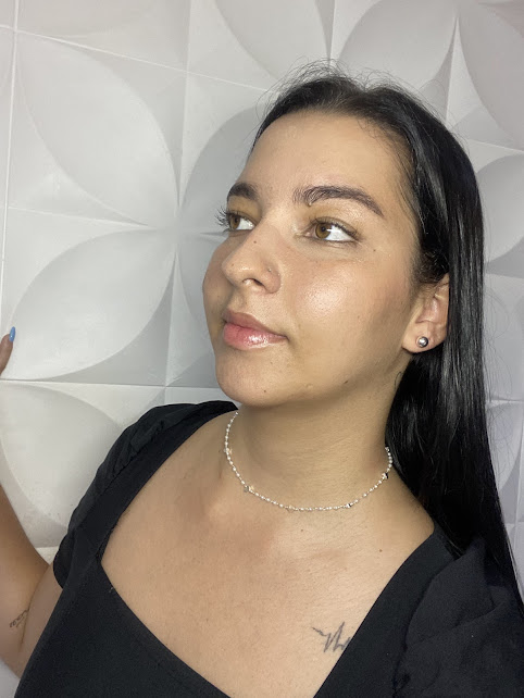 Choker Doce Amor Prateado