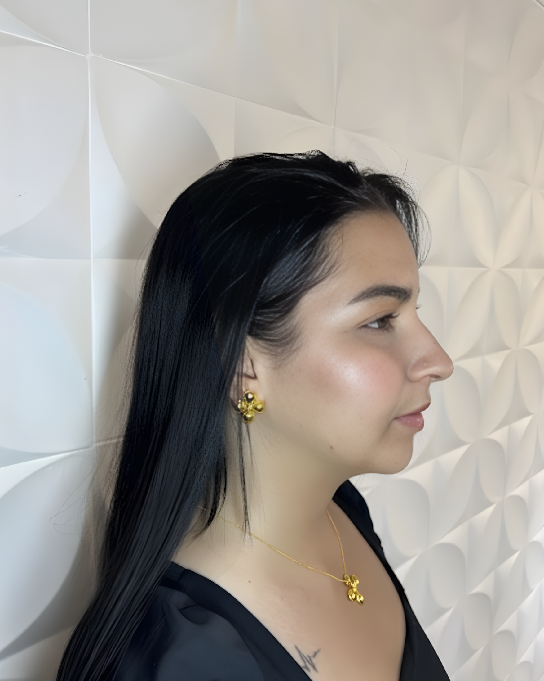 Brinco Flor de Luz Dourado