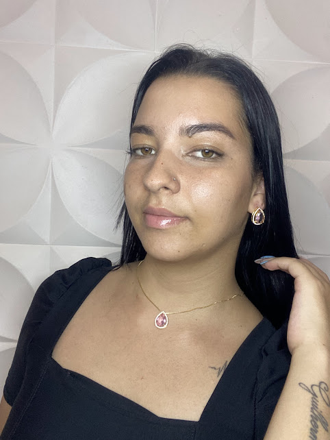 Colar Aura de Luz Rosa