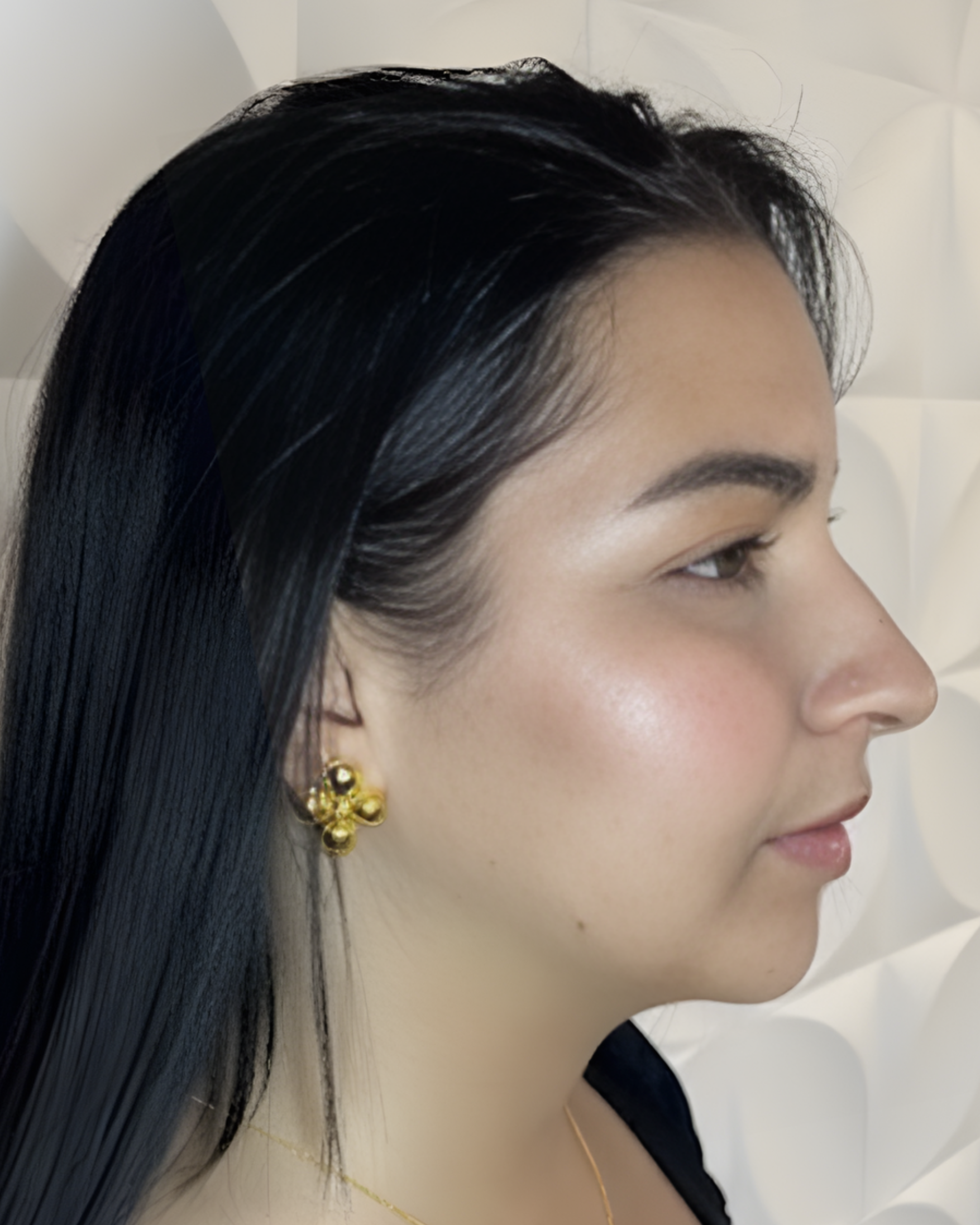 Brinco Flor de Luz Dourado