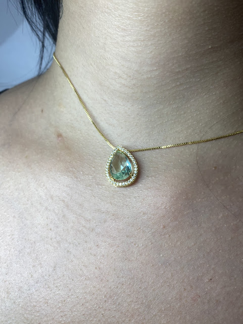 Colar Aura de Luz Turmalina