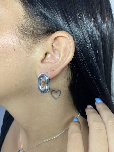 Brinco Círculo Sagrado Prateado