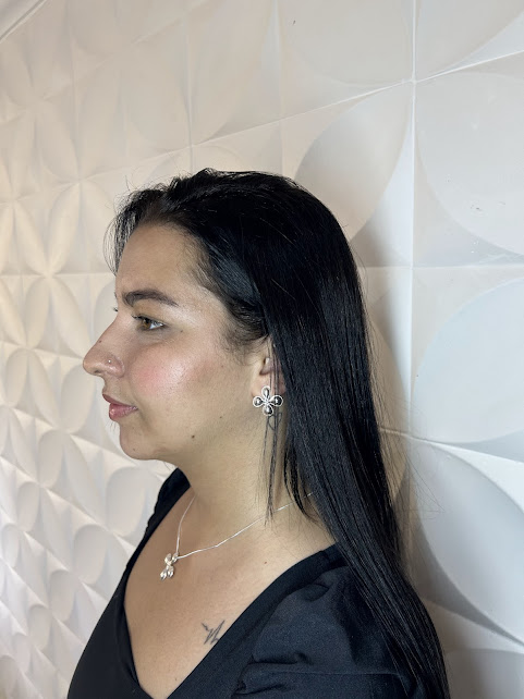 Conjunto Flor de Luz Prateado