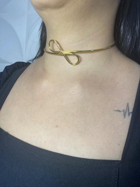 Choker Infinito Dourado