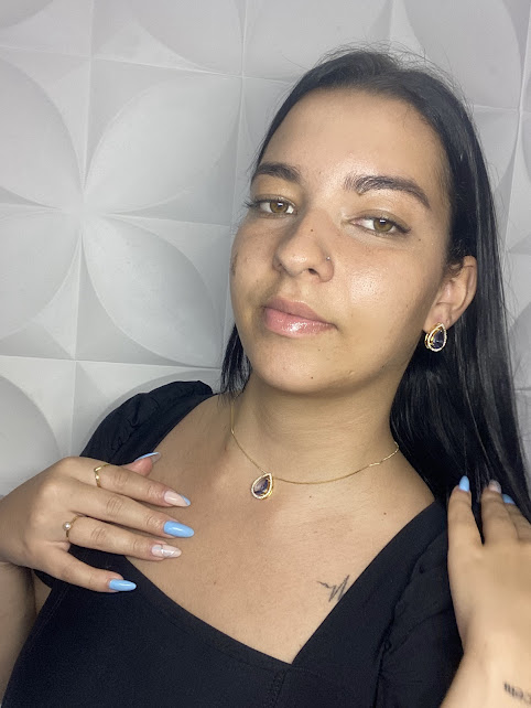 Brinco Aura de Luz Ametista