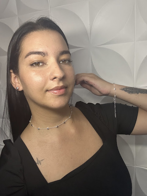 Choker Caminhos Prateado