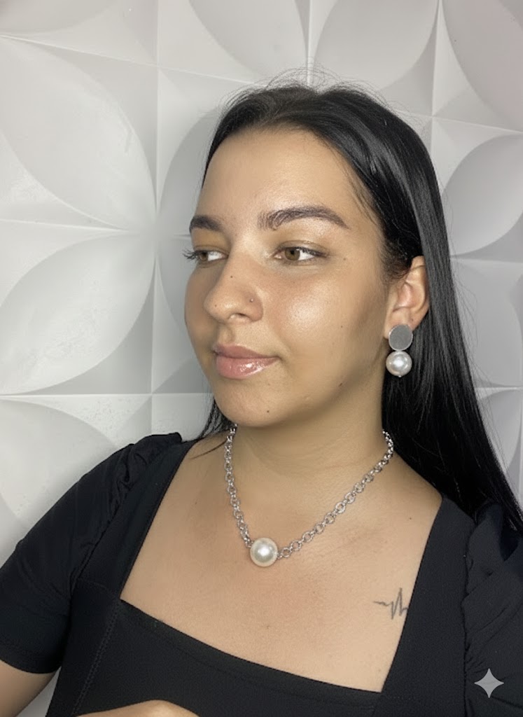 Colar Essência Serena Prateado