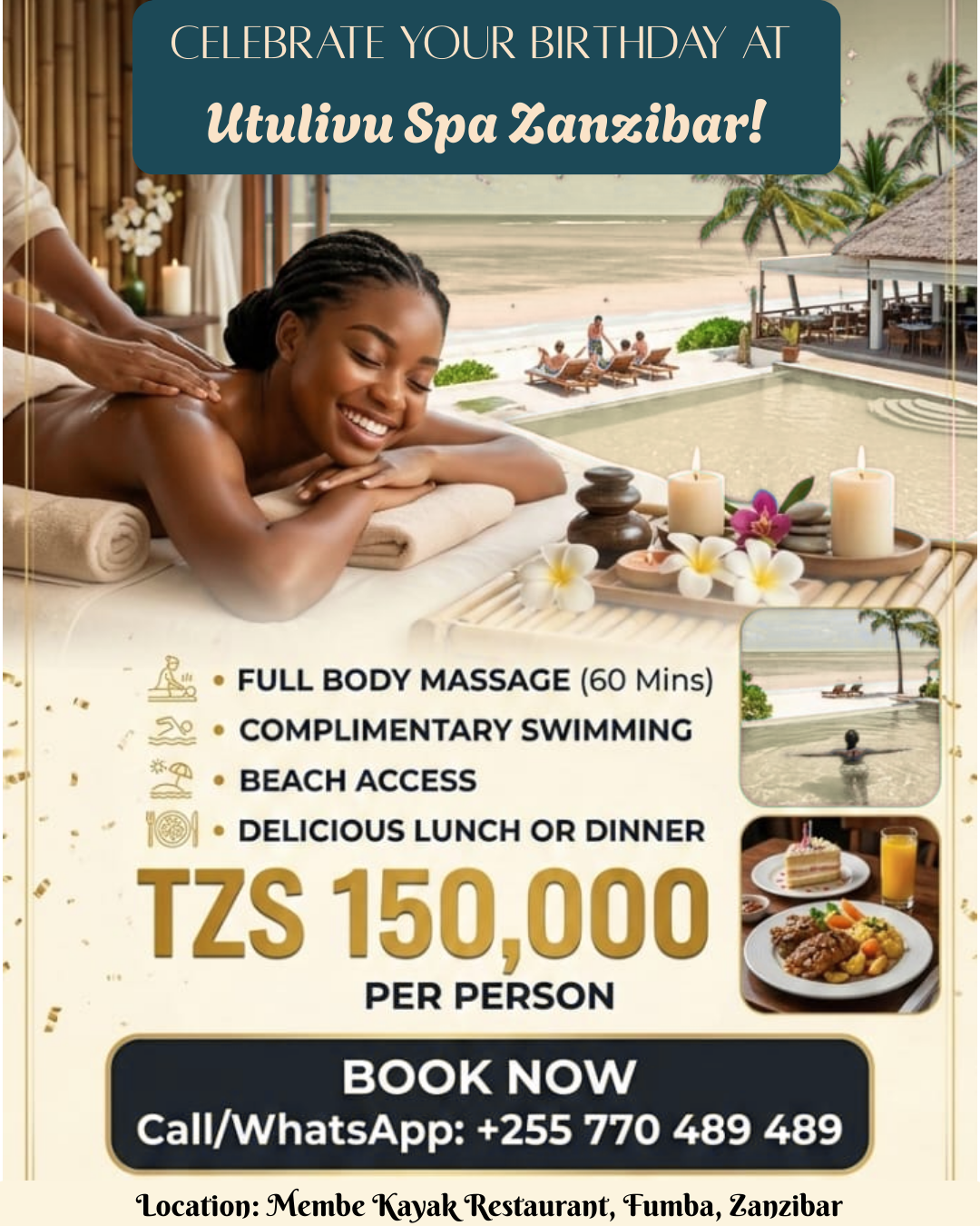 Birthday Spa Experience Booking