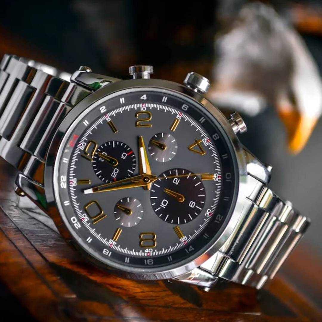 Classic Minimalist Rider Watch – Brown Leather Strap