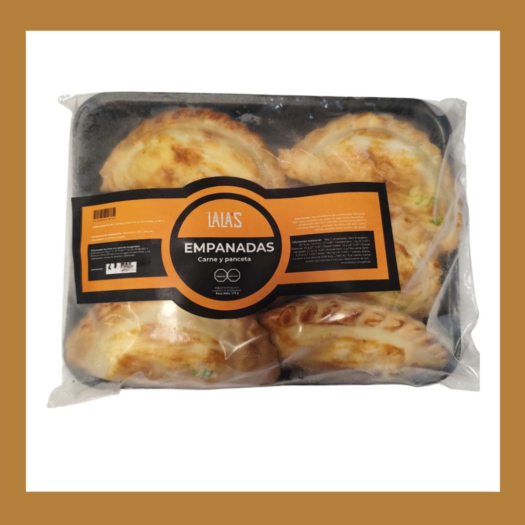 Empanadas de carne y panceta 6 unidades
