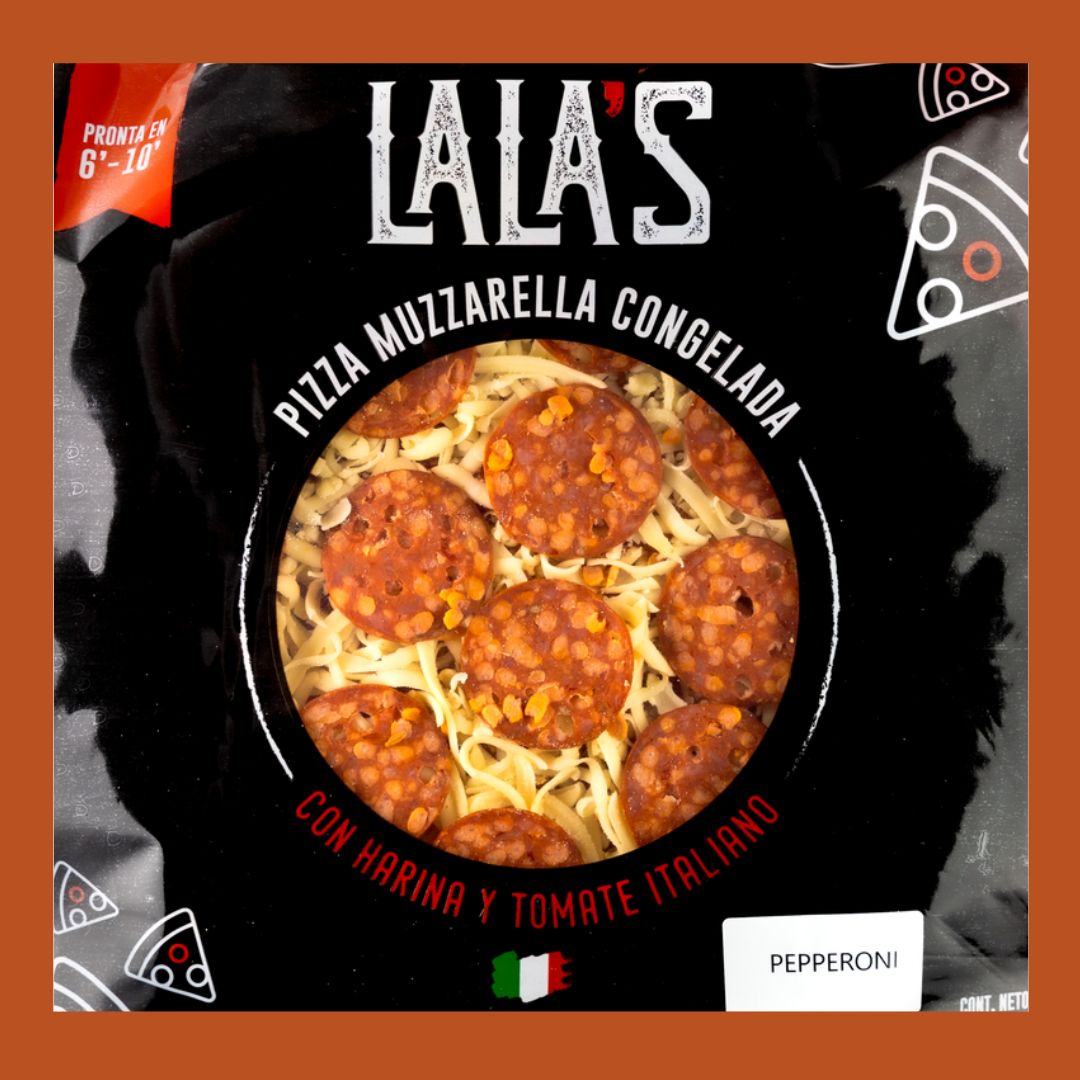 Pizza muzzarella con Pepperoni Lala's