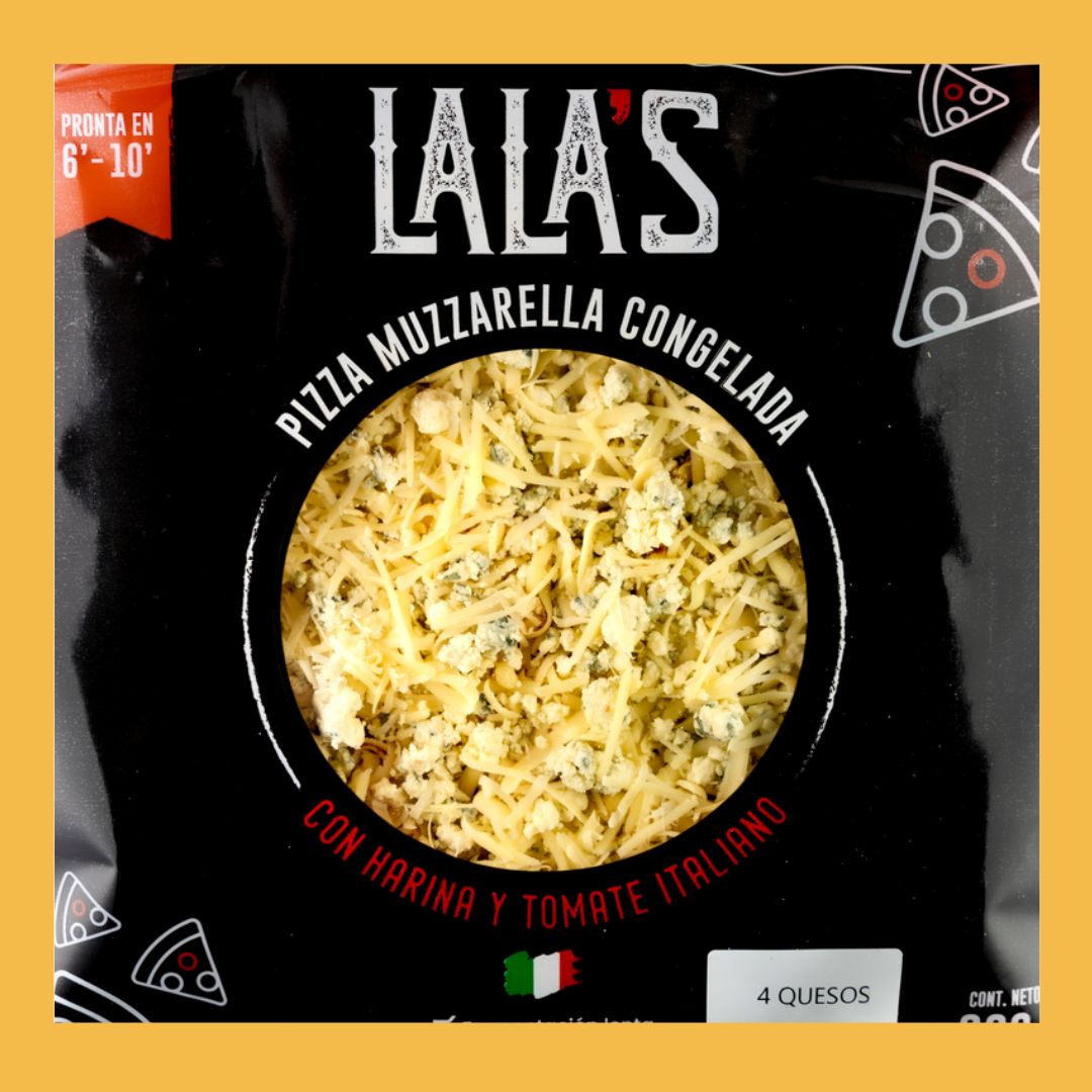 Pizza cuatro quesos Lala's
