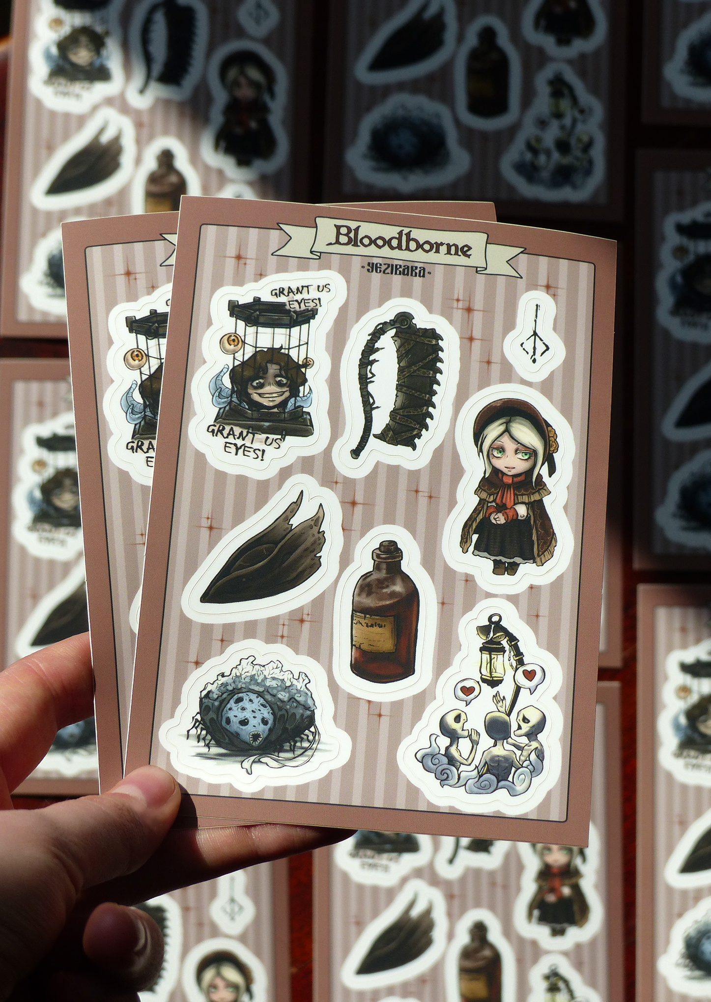 Bloodborne Sticker Sheet