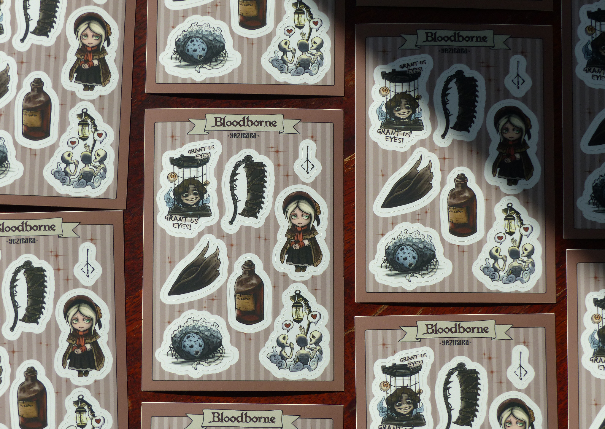 Bloodborne Sticker Sheet