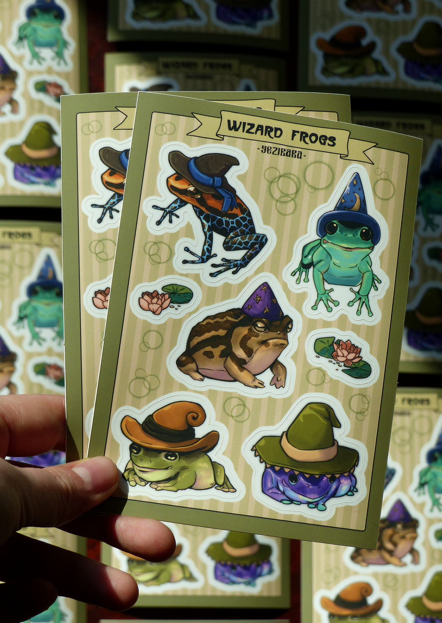 Wizard Frogs Sticker Sheet