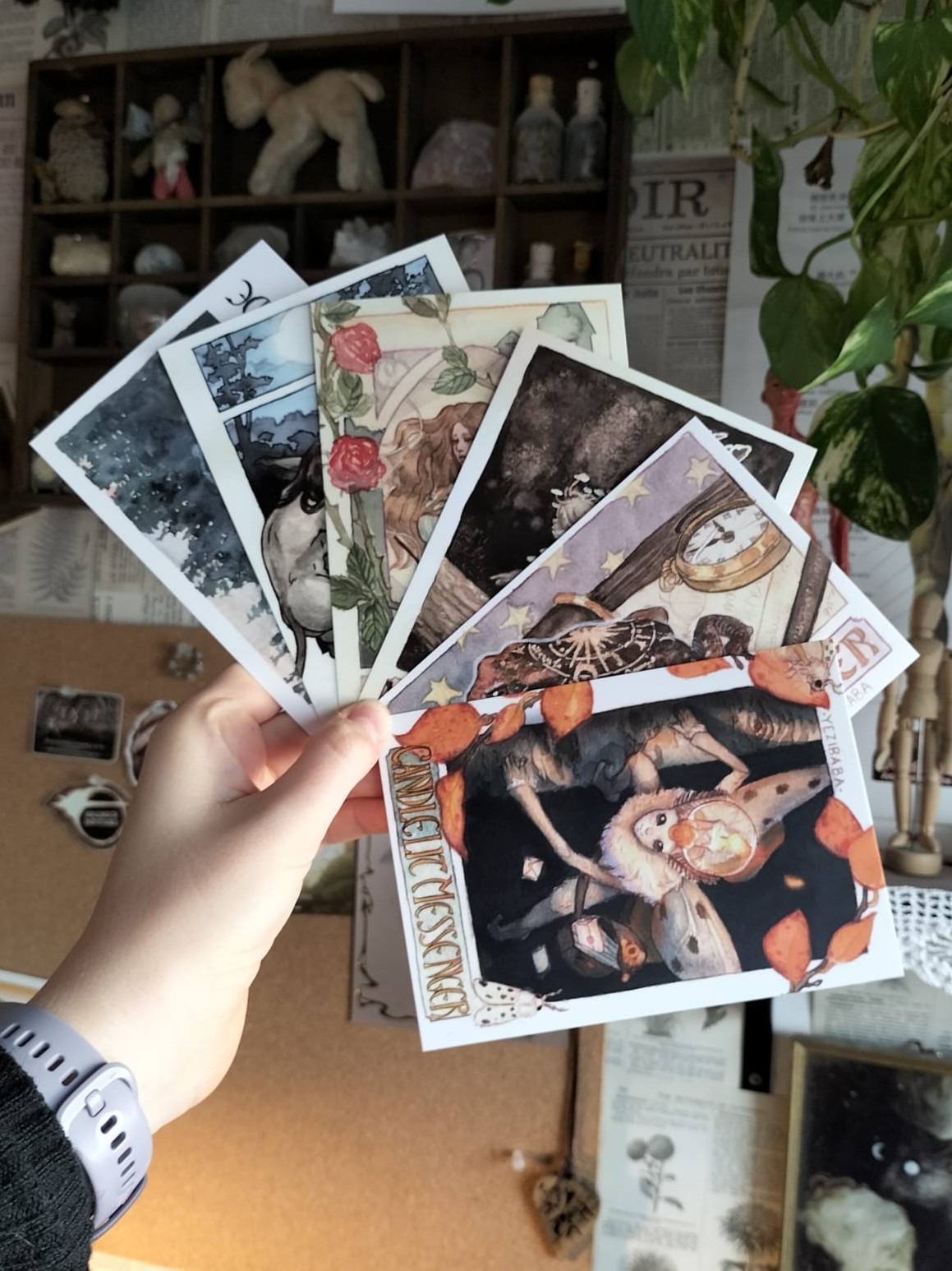 Drawtober 2025 Postcard Set