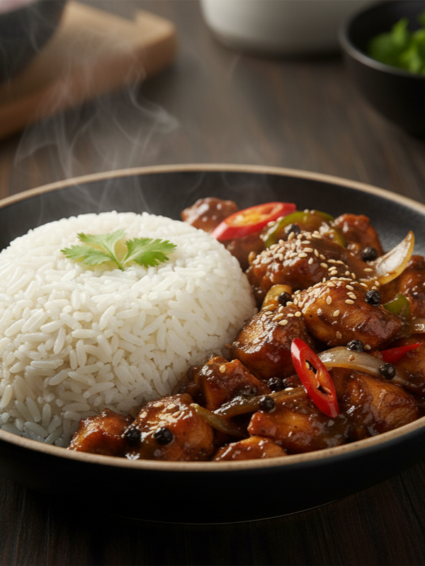 Nasi Ayam BlackPaper Kotakkan