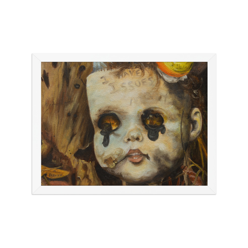 I Have Issues Framed Print