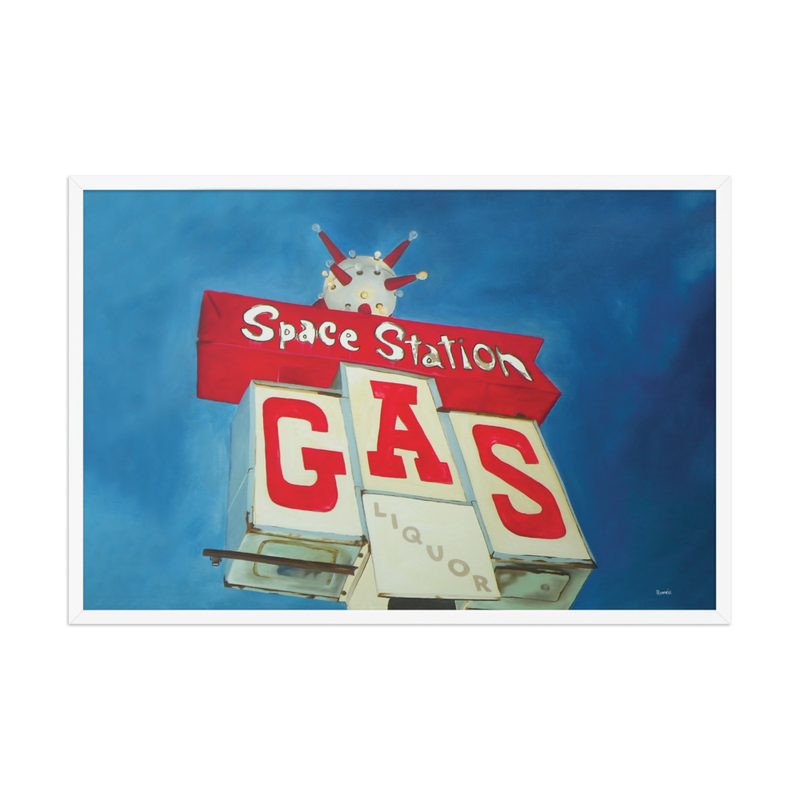 Space Station Framed Print