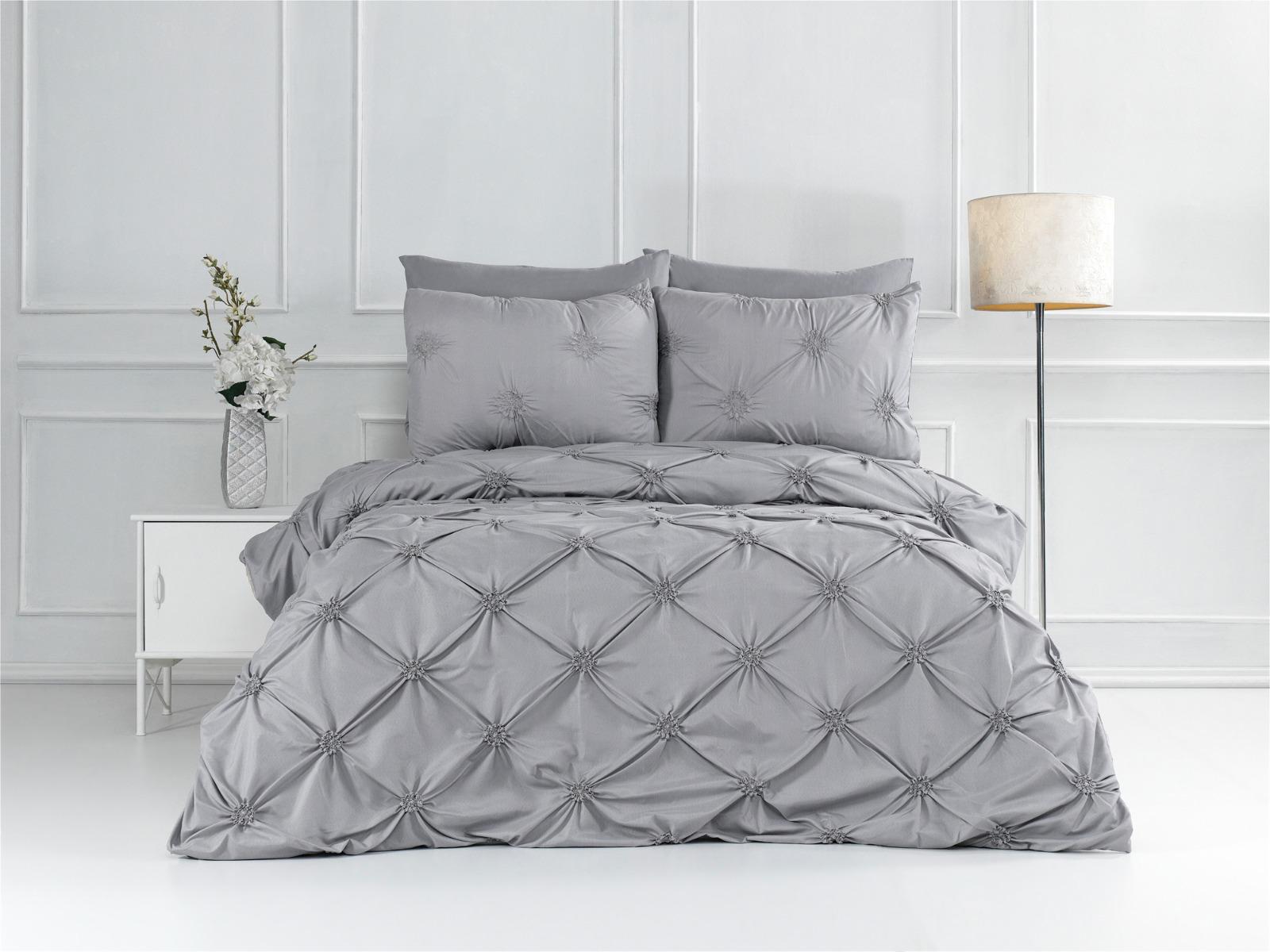 Elly – Луксозен спален комплект (6 части, 100% памук)