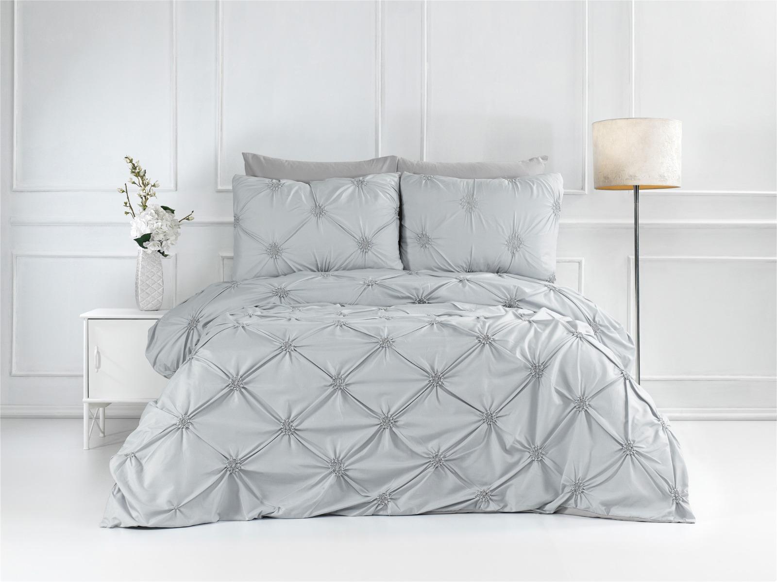 Elly – Луксозен спален комплект (6 части, 100% памук)