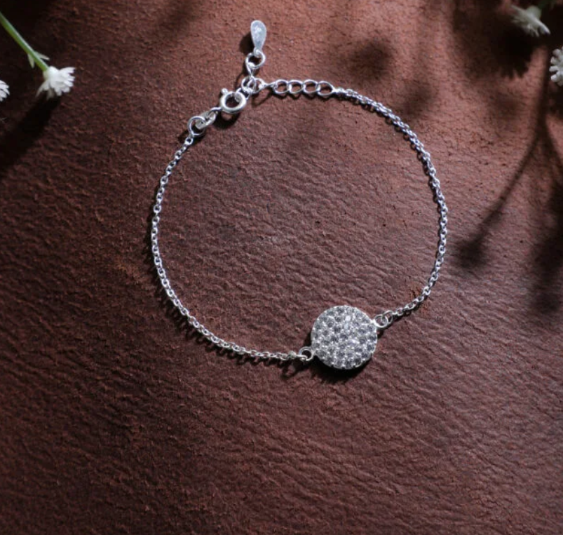 Silver Charm Chain Bracelet