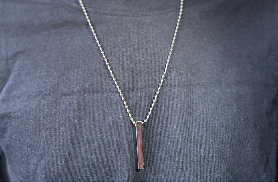 Minimalist Bar Pendant Necklace