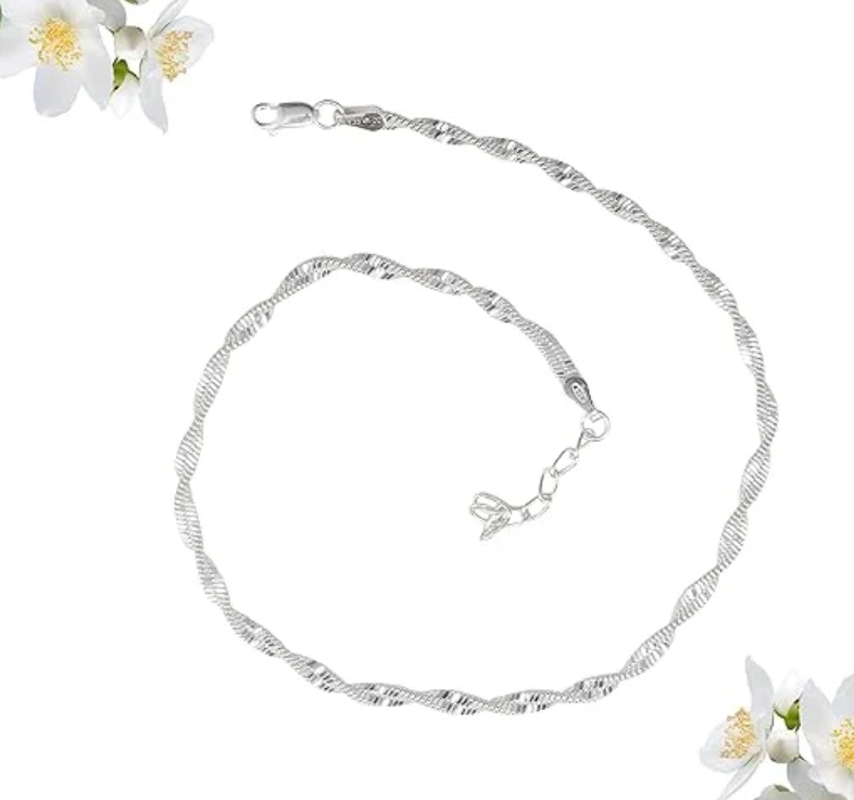 Twisted Silver Pendant